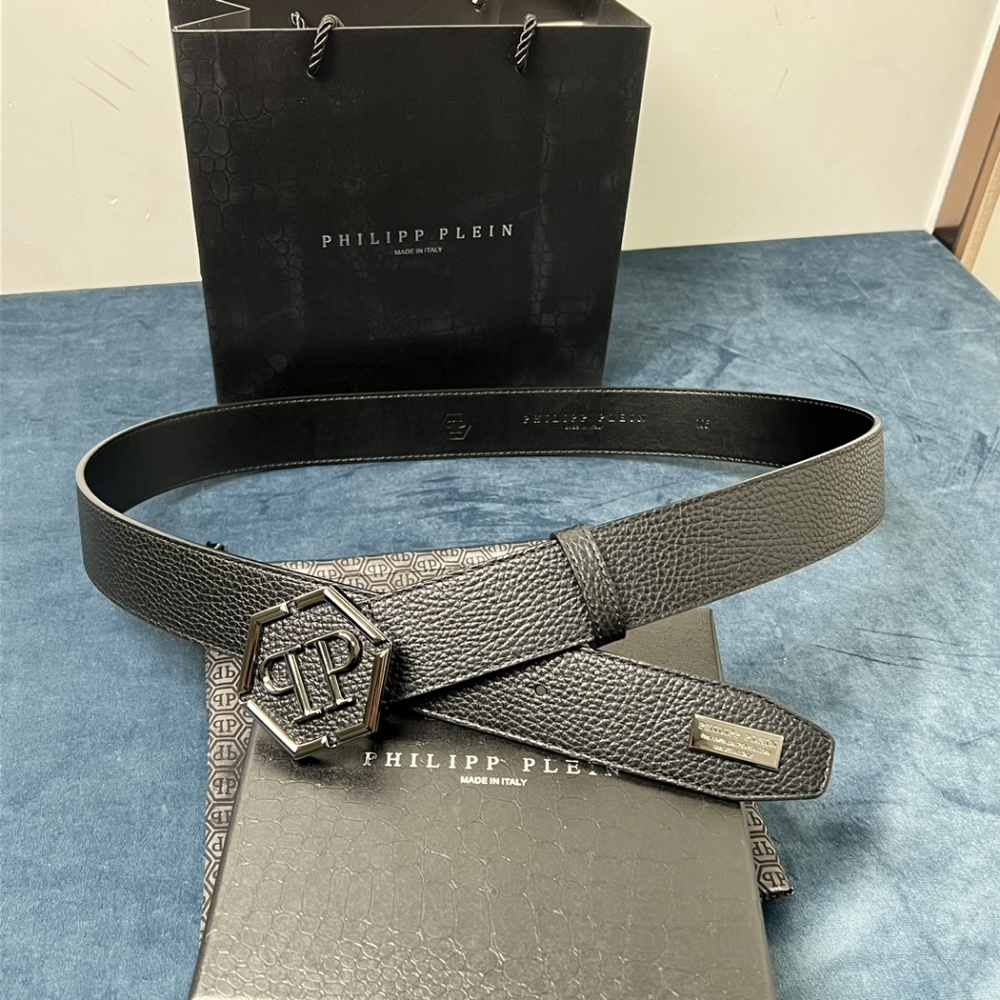 Philipp Plein black men's belt